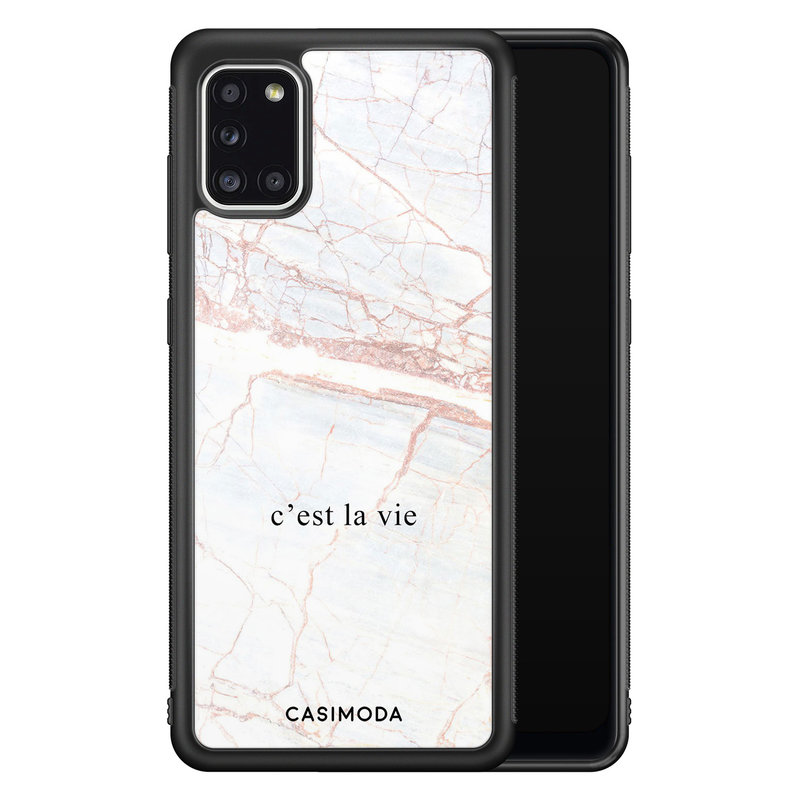 Casimoda Samsung Galaxy A31 hoesje - C'est la vie