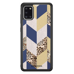 Casimoda Samsung Galaxy A31 hoesje - Blue leo wild