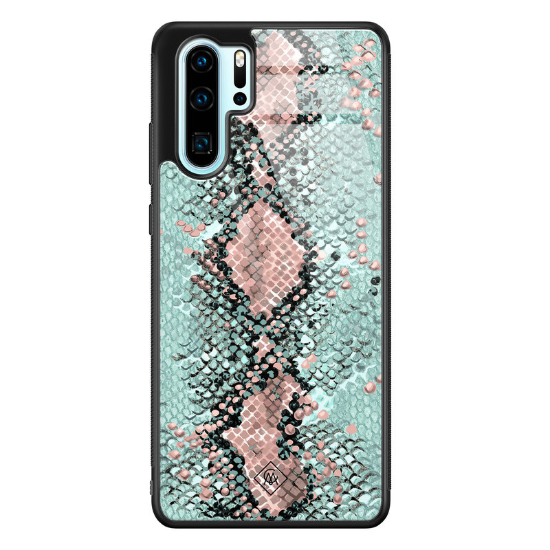 Casimoda Huawei P30 Pro glazen hardcase - Baby snake