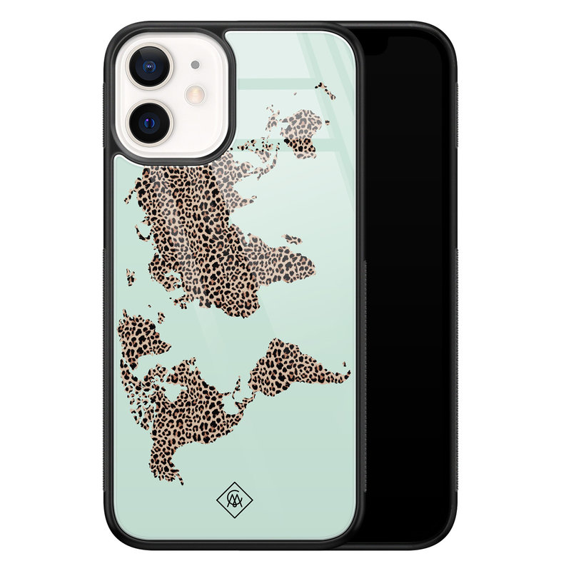 Casimoda iPhone 12 mini glazen hardcase - Wild world