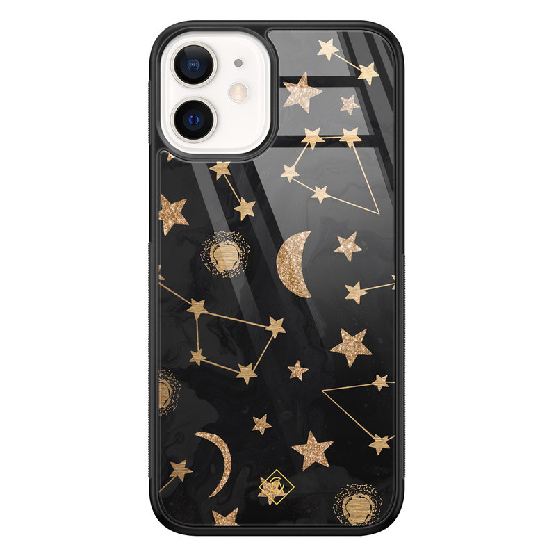 Casimoda iPhone 12 mini glazen hardcase - Counting the stars