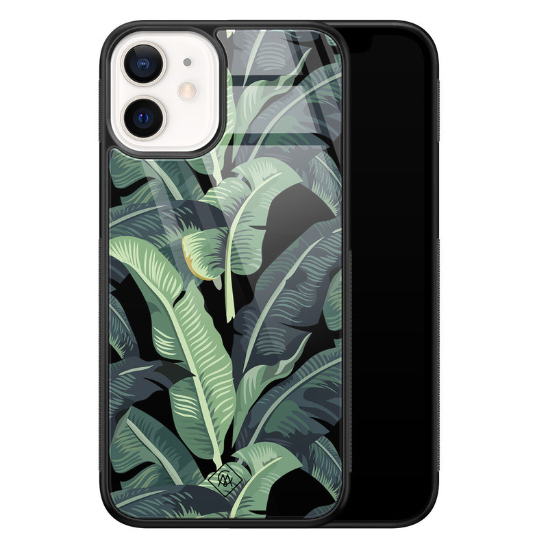 Casimoda iPhone 12 mini glazen hardcase - Bali vibe