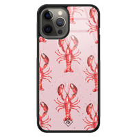 Casimoda iPhone 12 Pro Max glazen hardcase - Lobster all the way