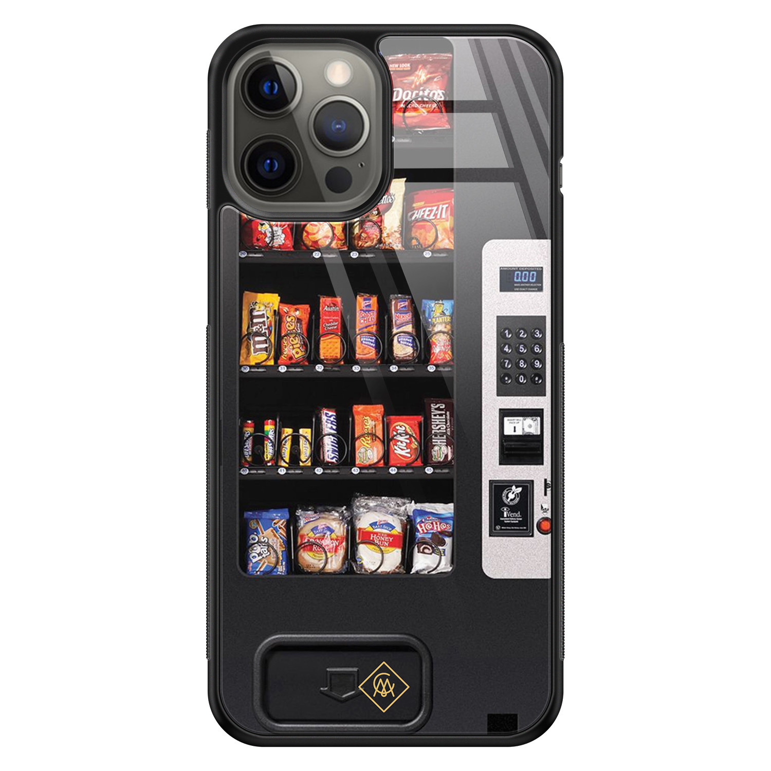 iPhone 12 Pro Max glazen hardcase Snoepautomaat
