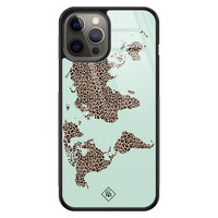 Casimoda iPhone 12 Pro Max glazen hardcase - Wild world