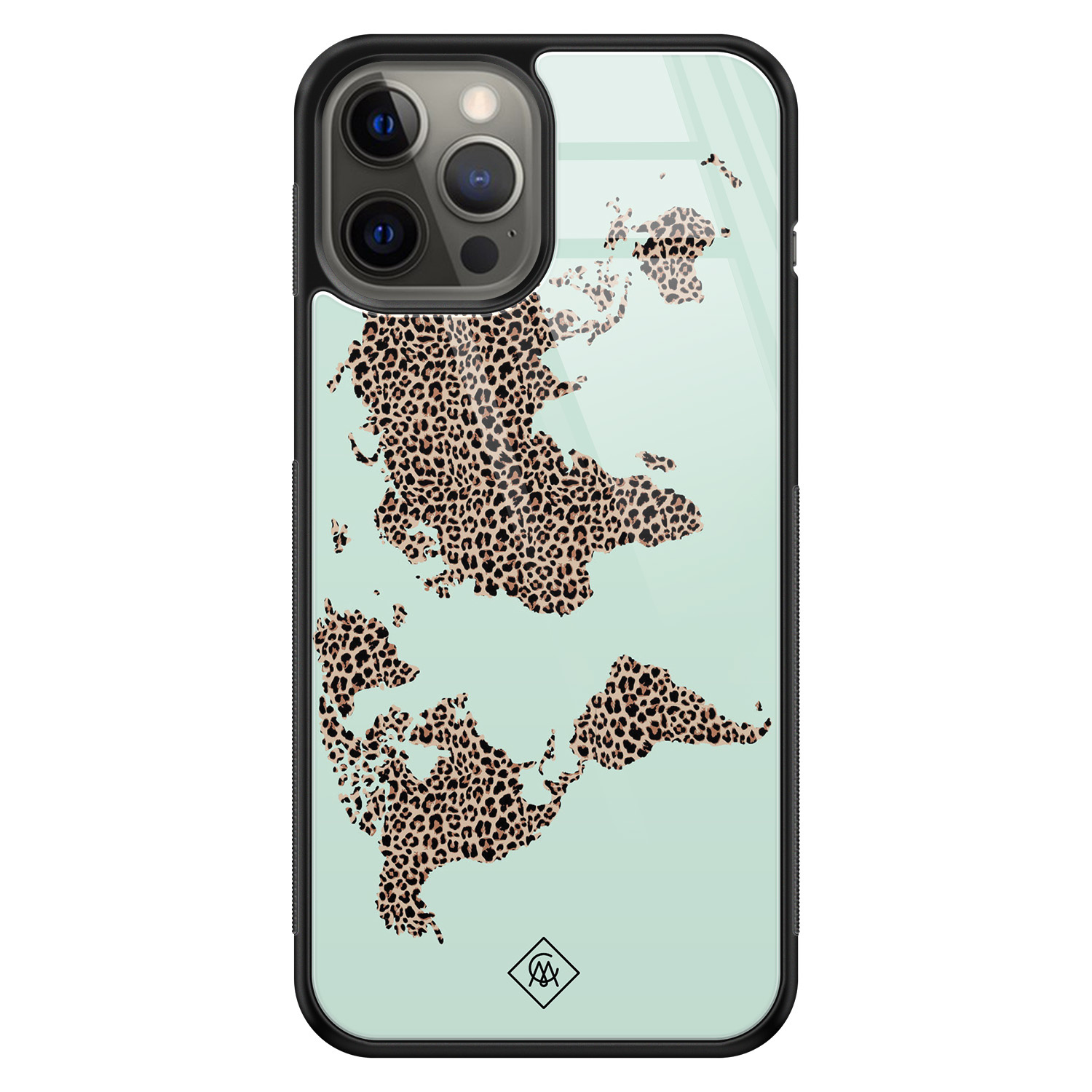 iPhone 12 Pro Max glazen hardcase - Wild world