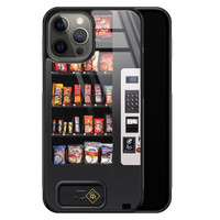 Casimoda iPhone 12 Pro Max glazen hardcase - Snoepautomaat