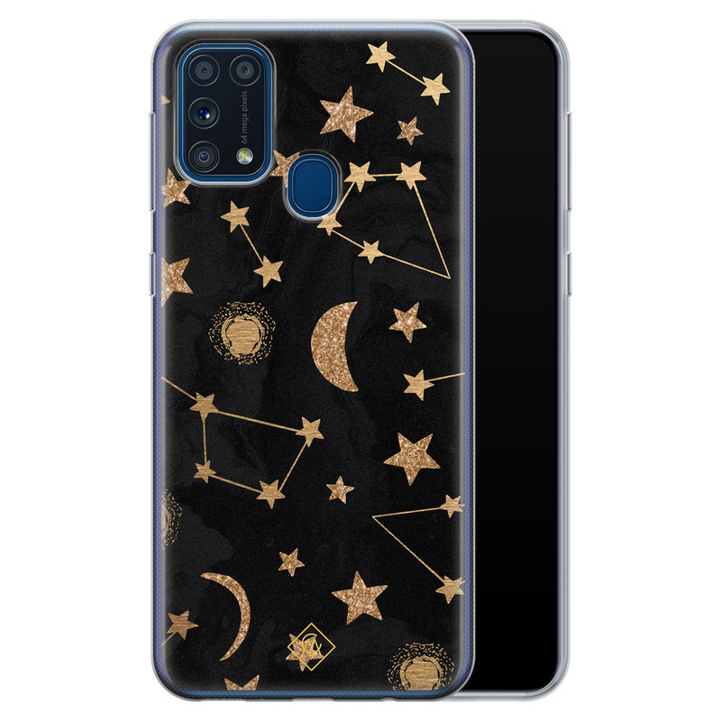 Casimoda Samsung Galaxy M31 siliconen hoesje - Counting the stars