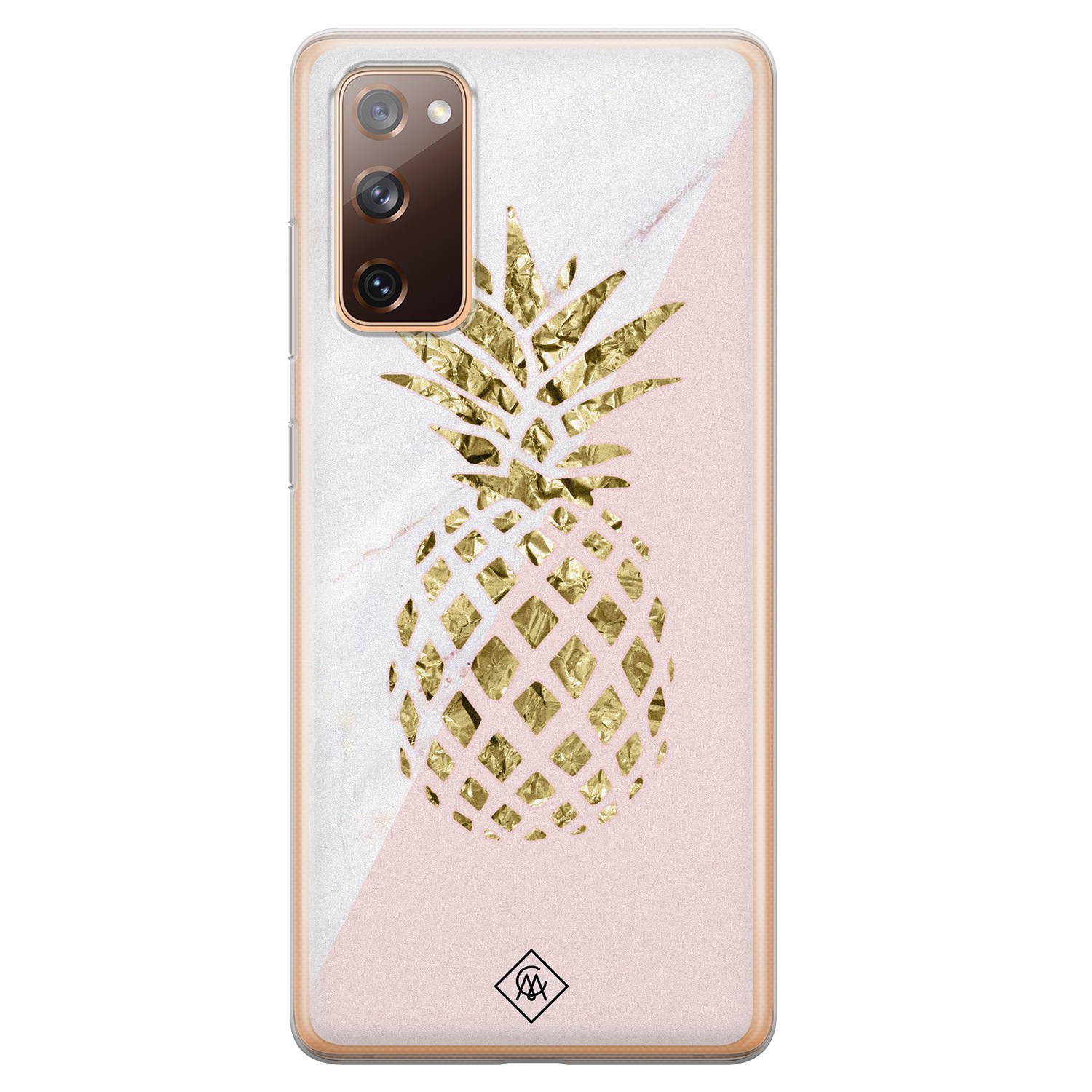 Samsung Galaxy S20 FE siliconen hoesje Ananas