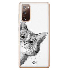 Casimoda Samsung Galaxy S20 FE siliconen hoesje - Peekaboo