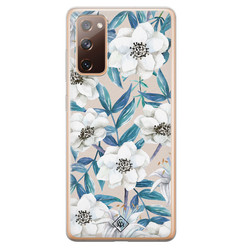 Casimoda Samsung Galaxy S20 FE siliconen hoesje - Touch of flowers