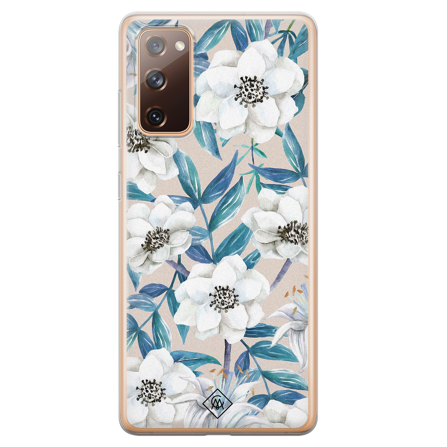 Samsung Galaxy S20 FE siliconen telefoonhoesje - Touch of flowers