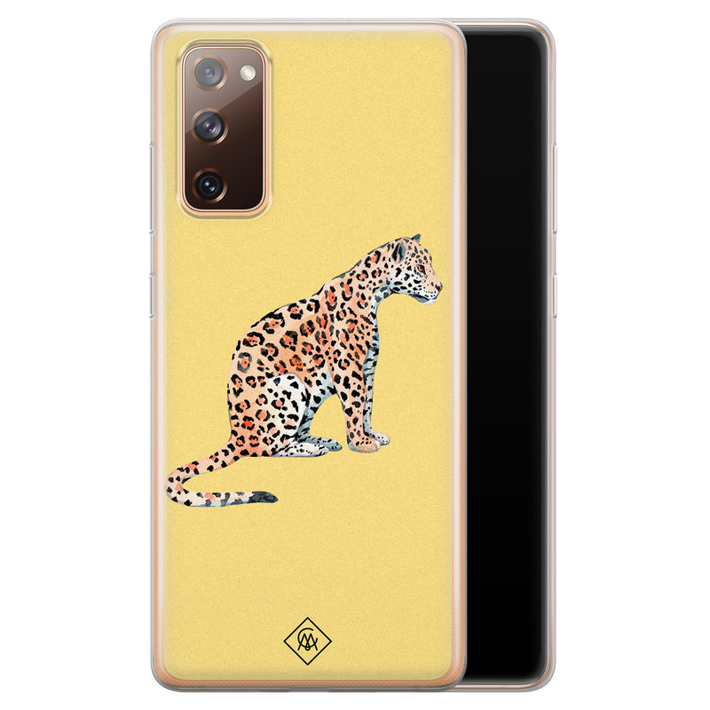 Casimoda Samsung Galaxy S20 FE siliconen hoesje - Leo wild