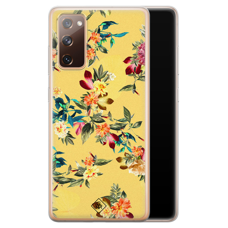 Casimoda Samsung Galaxy S20 FE siliconen hoesje - Floral days