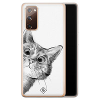 Casimoda Samsung Galaxy S20 FE siliconen hoesje - Peekaboo