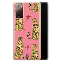 Casimoda Samsung Galaxy S20 FE siliconen hoesje - The pink leopard