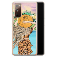 Casimoda Samsung Galaxy S20 FE siliconen hoesje - Sunset girl