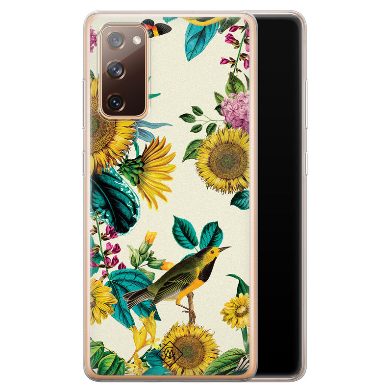 Casimoda Samsung Galaxy S20 FE siliconen hoesje - Sunflowers