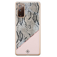 Casimoda Samsung Galaxy S20 FE siliconen hoesje - Snake print