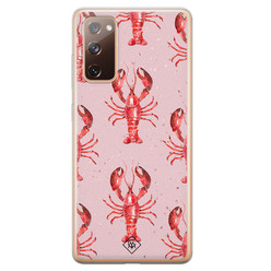 Casimoda Samsung Galaxy S20 FE siliconen hoesje - Lobster all the way