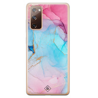 Casimoda Samsung Galaxy S20 FE siliconen hoesje - Marble colorbomb