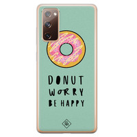 Casimoda Samsung Galaxy S20 FE siliconen hoesje - Donut worry