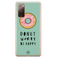 Casimoda Samsung Galaxy S20 FE siliconen hoesje - Donut worry