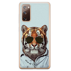 Casimoda Samsung Galaxy S20 FE siliconen hoesje - Tijger wild