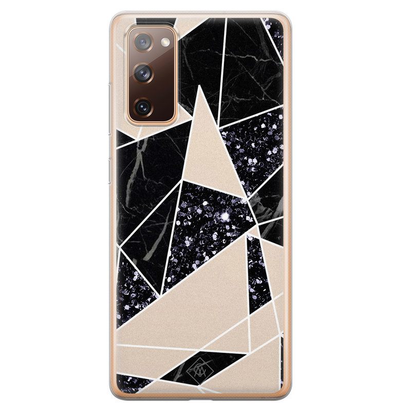 Casimoda Samsung Galaxy S20 FE siliconen telefoonhoesje - Abstract painted