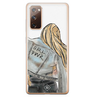 Casimoda Samsung Galaxy S20 FE siliconen hoesje - GRL PWR