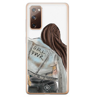 Casimoda Samsung Galaxy S20 FE siliconen hoesje - GRL PWR