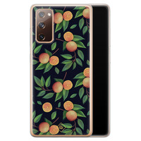 Casimoda Samsung Galaxy S20 FE siliconen hoesje - Orange lemonade