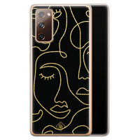 Casimoda Samsung Galaxy S20 FE siliconen hoesje - Abstract faces