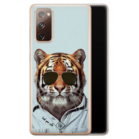 Casimoda Samsung Galaxy S20 FE siliconen hoesje - Tijger wild