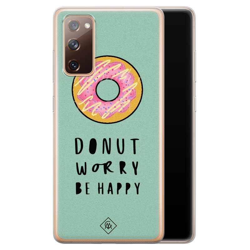 Casimoda Samsung Galaxy S20 FE siliconen hoesje - Donut worry