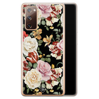 Casimoda Samsung Galaxy S20 FE siliconen hoesje - Flowerpower