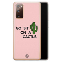 Casimoda Samsung Galaxy S20 FE siliconen hoesje - Go sit on a cactus