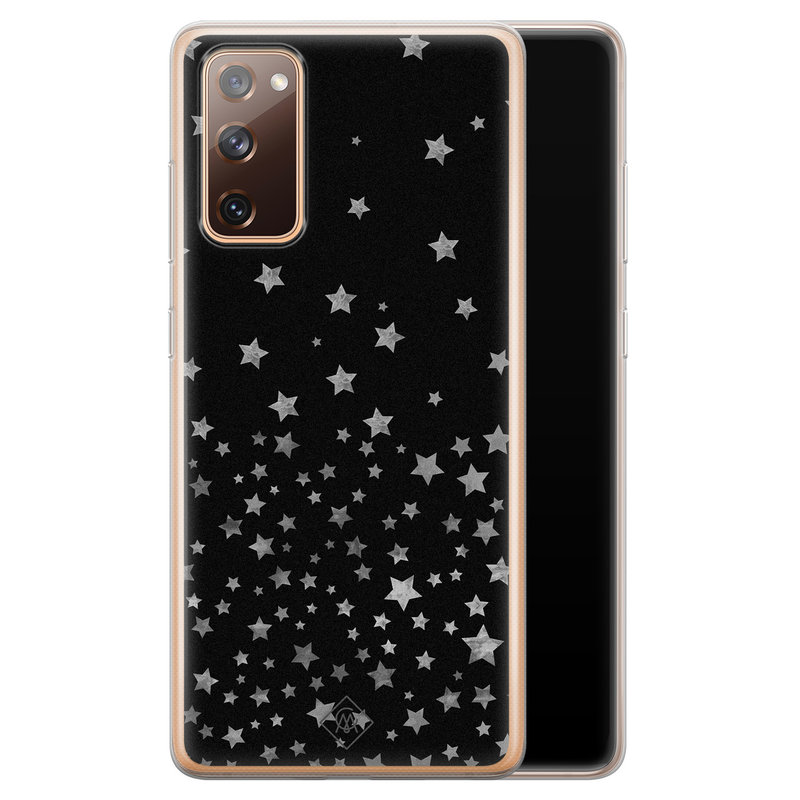 Casimoda Samsung Galaxy S20 FE siliconen hoesje - Falling stars