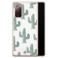 Casimoda Samsung Galaxy S20 FE siliconen telefoonhoesje - Cactus print