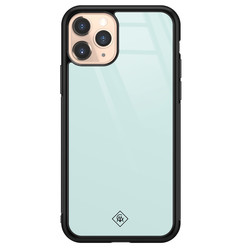 Casimoda iPhone 11 Pro glazen hardcase - Pastel blauw