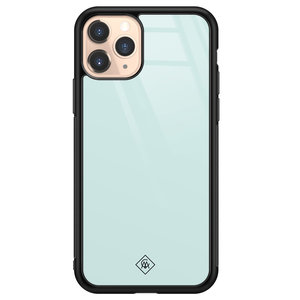 Casimoda iPhone 11 Pro glazen hardcase - Pastel blauw