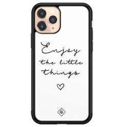 Casimoda iPhone 11 Pro glazen hardcase - Enjoy life