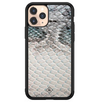 Casimoda iPhone 11 Pro glazen hardcase - Oh my snake