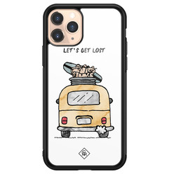 Casimoda iPhone 11 Pro glazen hardcase - Let's get lost