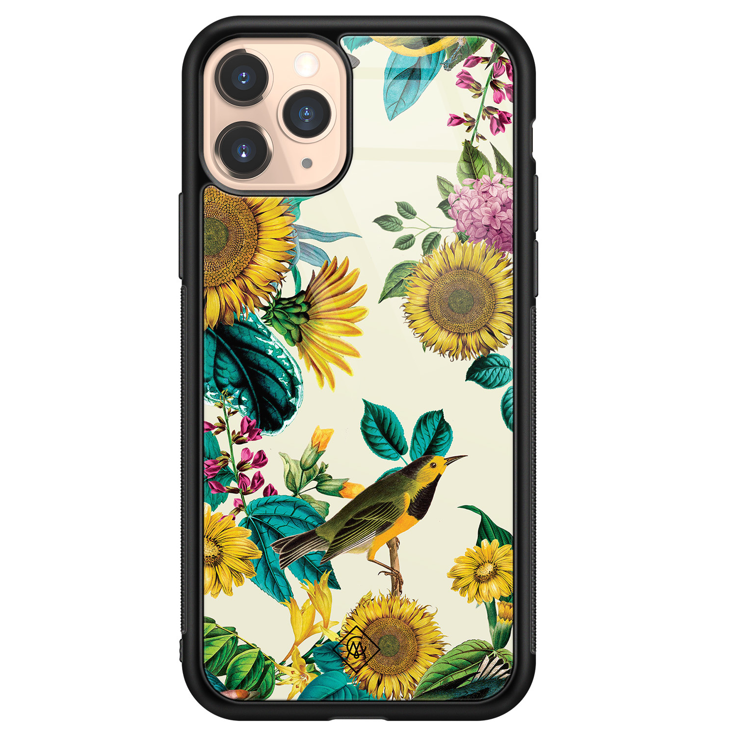 iPhone 11 Pro glazen hardcase Sunflowers