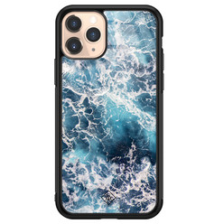 Casimoda iPhone 11 Pro glazen hardcase - Oceaan