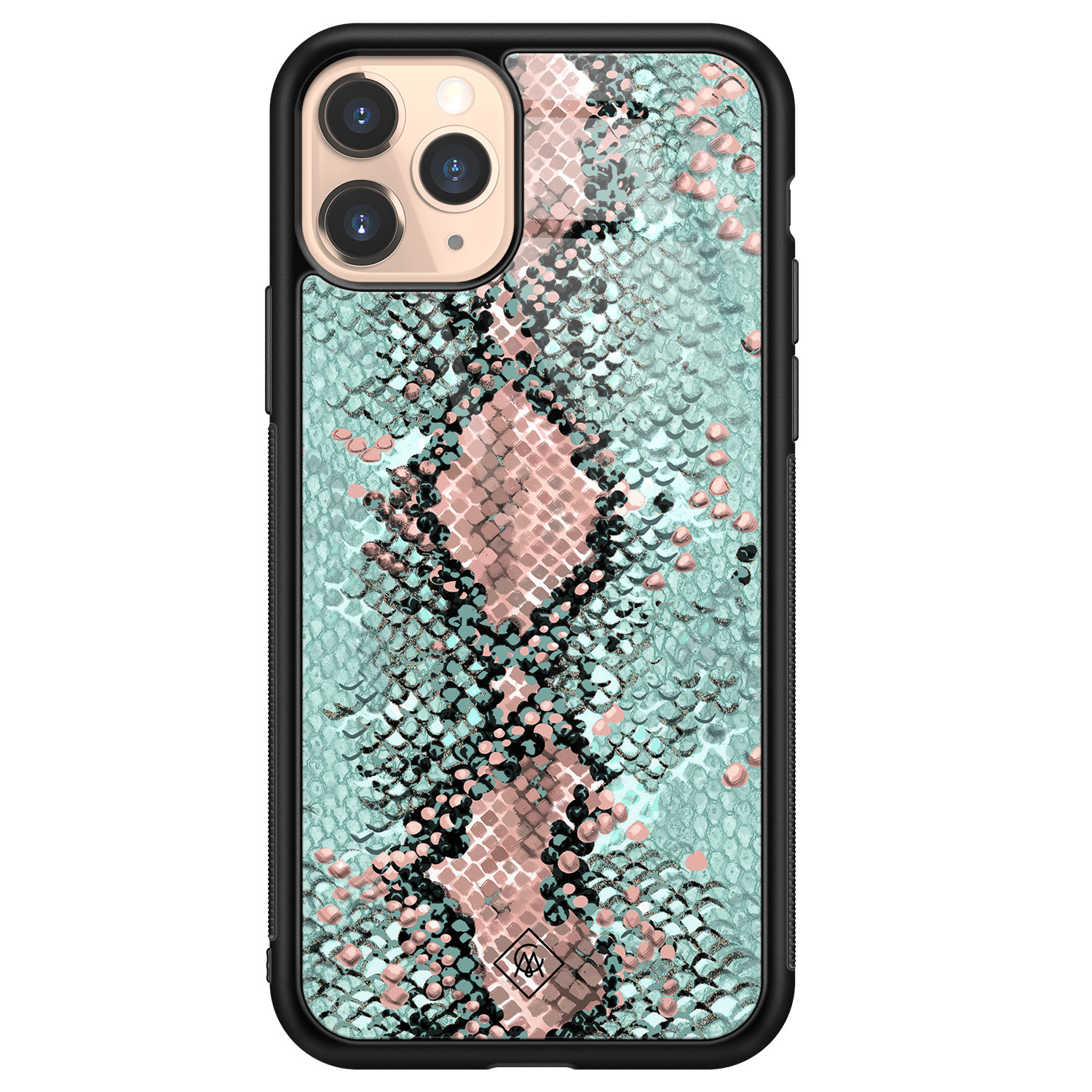 iPhone 11 Pro glazen hardcase - Baby snake