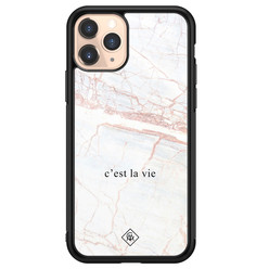 Casimoda iPhone 11 Pro glazen hardcase - C'est la vie