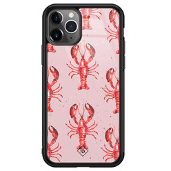 Casimoda iPhone 11 Pro Max glazen hardcase - Lobster all the way