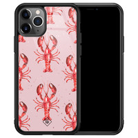 Casimoda iPhone 11 Pro Max glazen hardcase - Lobster all the way